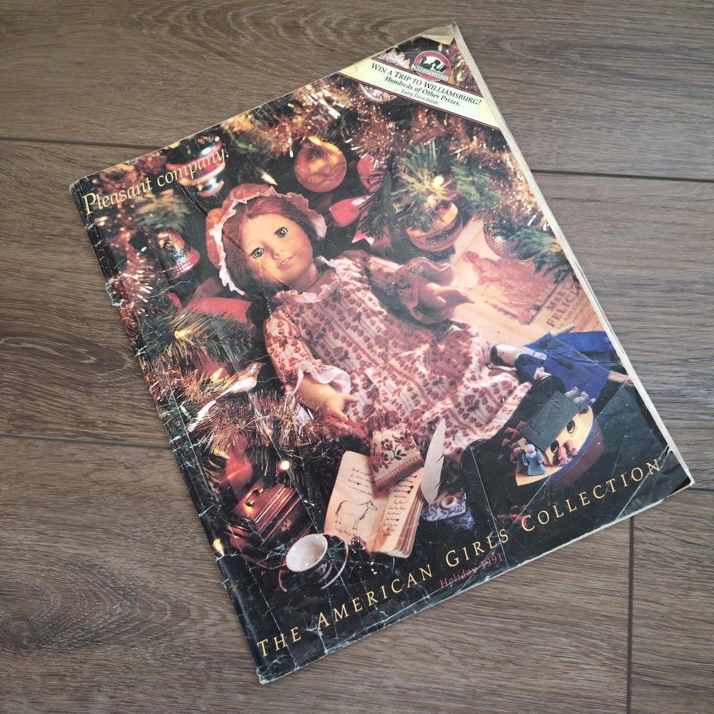 1991 Pleasant Company American Girl Collection Holiday Doll Catalog Felicity
